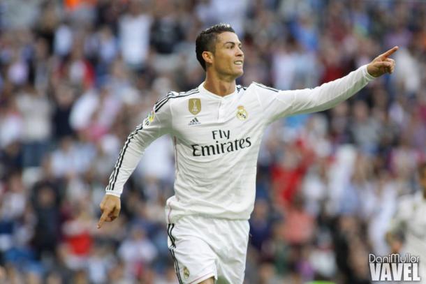 Cristiano Ronaldo (Real Madrid) celebrando un gol