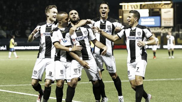 El Heracles celebrando un gol Foto: balon.com