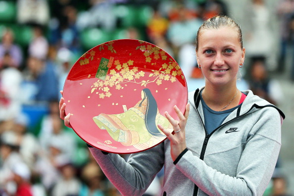Petra Kvitova is one of the three former champions in the Tokyo draw. She won the event in 2013. Photo:Getty/Koji Watanabe