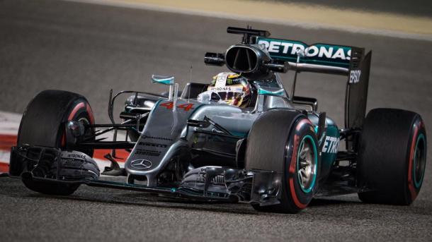 Hamilton en la carrera I Foto: Mercedes AMG
