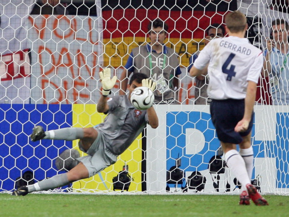 England were penalty victims once again to Portugal in 2006, as they were at Euro 2004 (photo:getty)