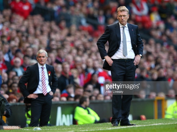 Moyes and Hughes are both without a win this season. Photo: Getty