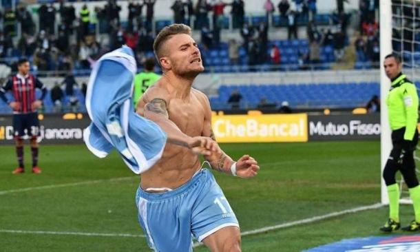 Immobile festeggia con una discreta dose di energia il suo gol decisivo nel match d'andata. | calciomercato.com