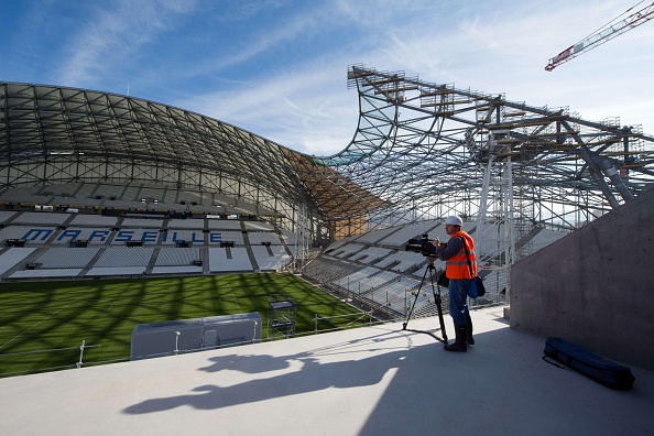 El Olympique de Marsella continúo jugando durante las obras. // Foto: Getty Images