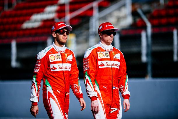 Vettel & Raïkkönen Foto: Escudería Ferrari