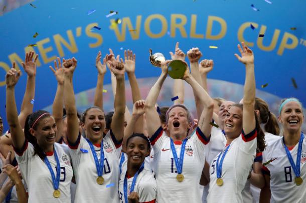 The USWNT won a second consecutive World Cup this summer, but some of the key contributors may not be back in 2023. (photo via nypost.com)