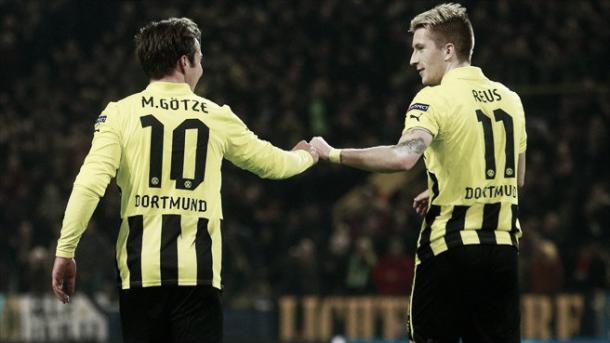 Gotze y Reus son dos pilares del Dortmund. Foto: (uefa.com)
