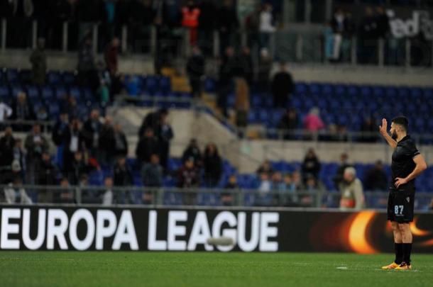 Candreva pide perdón a los pocos aficionados que aguantaron hasta el final del Lazio 0-3 Sparta Praga