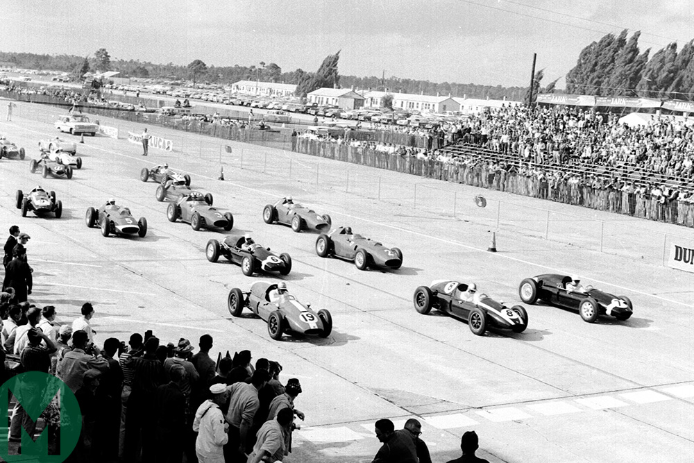 The start of the 1959 United States Grand Prix Picture source: Motorsport Images