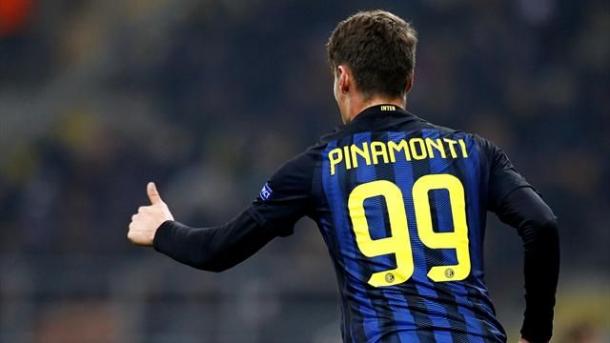 Andrea Pinamonti in campo con l'Inter | Eurosport