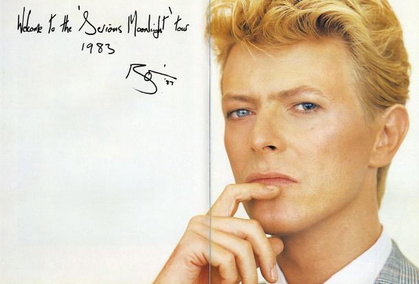 David Bowie en 1983. Fuente: Davidbowie.com