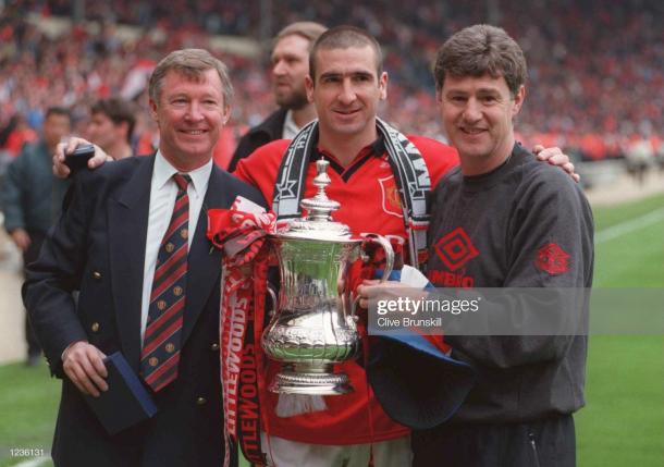 United won the 1996 FA Cup with a mix of old and young (Photo: Chris Brunskill / Getty Images)