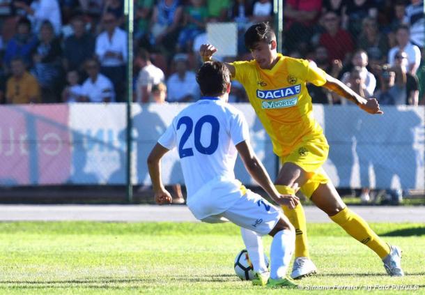 Perica ha fallito tre occasioni da gol. Fonte: https://www.facebook.com/UdineseCalcio1896