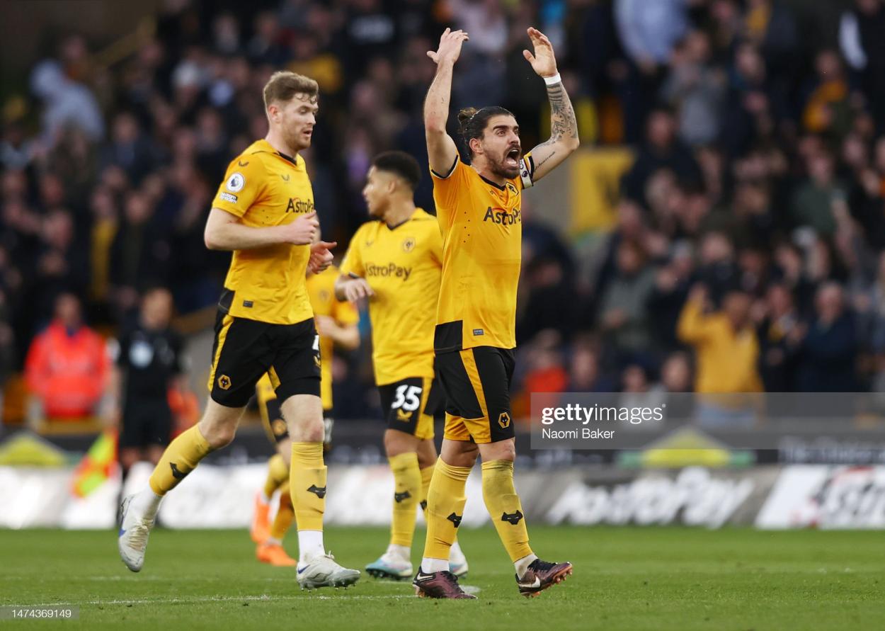 Ruben Neves urging home fans to help inspire a comeback (Photo by Naomi Baker/Getty Images)