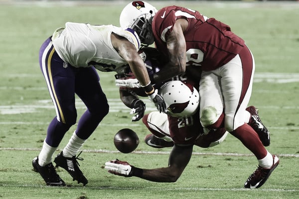 Deone Buccannon is one of the questionable players the Cardinals hope can suit up and play on Sunday |Source:Norm Hall/Getty Images North America|