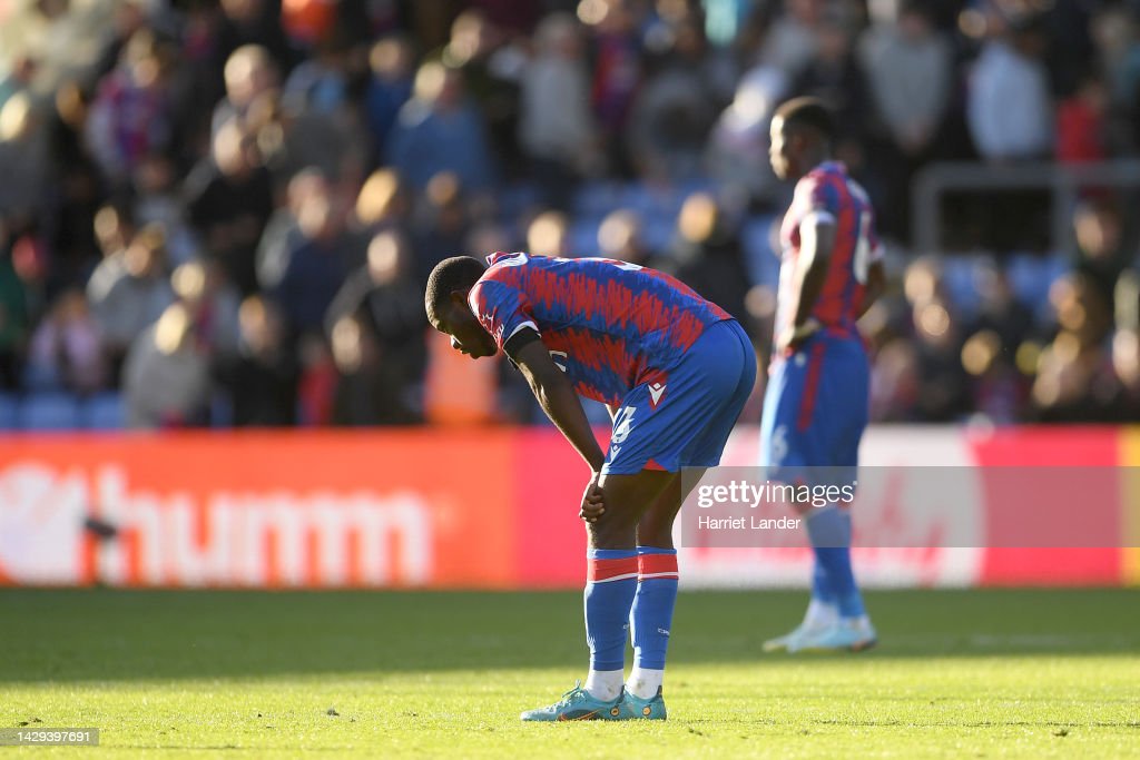 (Photo: Harriet Lander/Getty Images) Tyrick Mitchell, disappointed by the result. But Palace had defensive setbacks with the pre-match injury of Joachim Andersen and the in-match injury of Nathaniel Clyne.