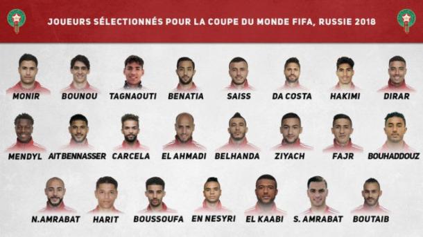 Foto: Selección de Marruecos