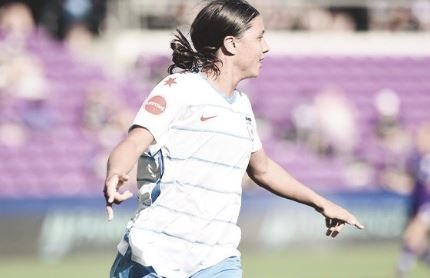 Kerr's hat trick helped the Red Stars earn three points. Photo: www.twitter.com/ChiRedStarsPR