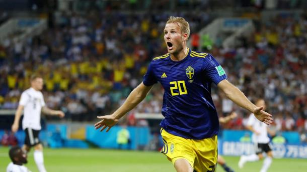 Toivonen, autor del gol sueco | Foto: FIFA.com
