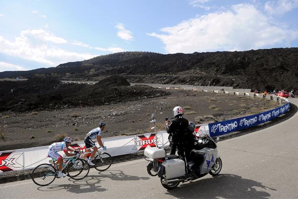 En 2011 fue la última visita del Giro al monte Etna | Foto: Giro de Italia