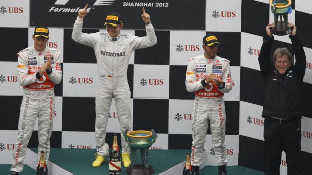 Nico Rosberg logra su primera victoria en F1. Fuente: AP