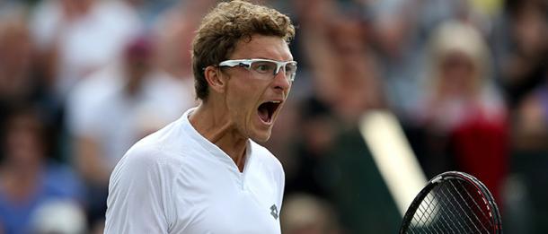 Denis Istomin - The champion's delight. Photo: Getty