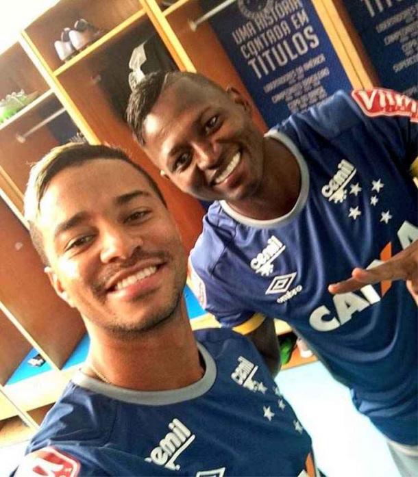 Rafael Silva e Riascos foram companheiros de Vasco da Gama na temporada passada (Foto: Reprodução/Instagram)