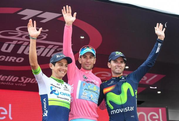 Valverde terminó tercero en el Giro | Foto: Alessandro Di Meo