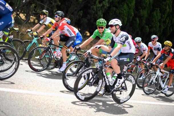 Peter Sagan y Mark Cavendish durante la etapa | Foto: Tour de Francia