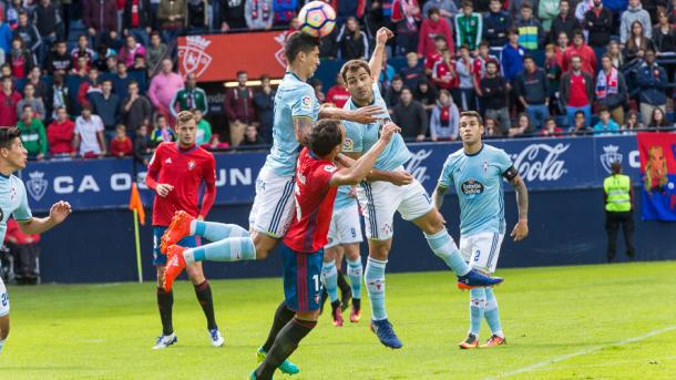 Imagen de un partido de 2016 en El Sadar. Fuente: navarra,com