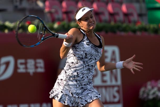 Cepelova downs the top seed | Photo: Korea Open