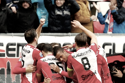 Celebración de uno de los goles de esta temporada del Utrecht / Foto: FC Utrecht