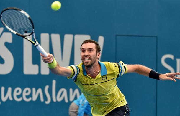 A day of missed chances for the qualifier, who maintined a high level of tennis throughout. Photo: Getty