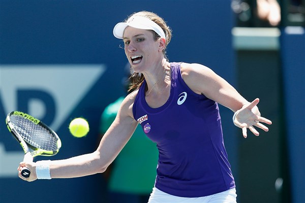 Konta won the first set easily and appeared to be on her way to an easy win/Photo: Lachian Cunningham/Getty Images