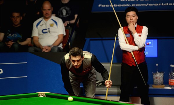 Ding won the tactical battle (photo: Live Snooker)