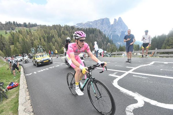 La cronoescalada catalpultó a lholandés al triunfo final | Foto: Giro de Italia
