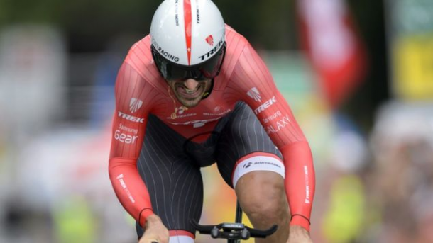 Cancellara, el ídolo local, durante el Tour de Suiza 2015 | Foto: Trek Segafredo Oficial 