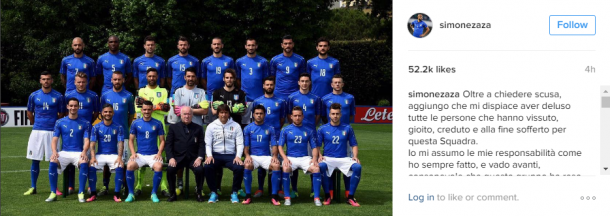 Zaza's post to instagram | Photo: @simonezaza