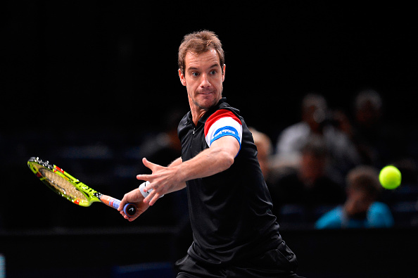 Richard Gasquet in action against Jack Sock (Photo: Aurelien Meunier/Getty Images)