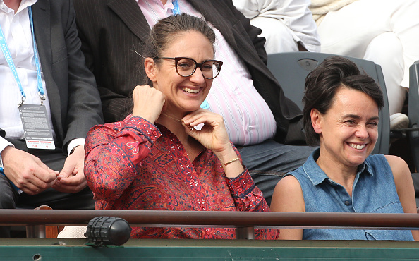 Mary Pierce enjoys herself as she attends the French Open earlier in the year (Photo: Jean Catuffe/Getty Images)