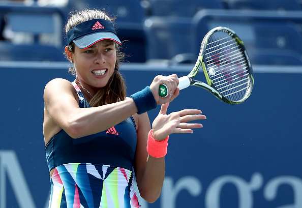 Ana Ivanovic in action at the US Open in August, her last professional competitive tournament (Photo: Elsa/Getty Images)