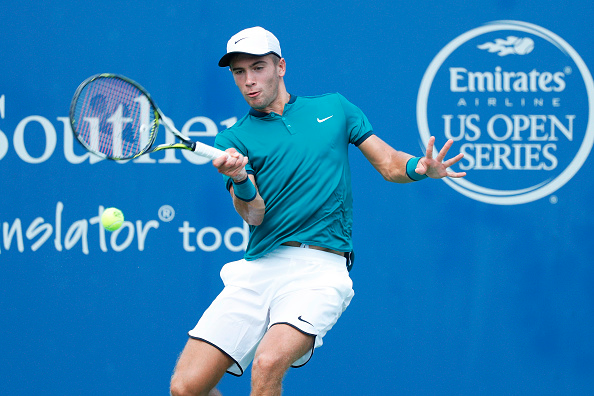 Borna Coric in action at the Western and Southern Open (Photo: Joe Robbins/Getty Images)