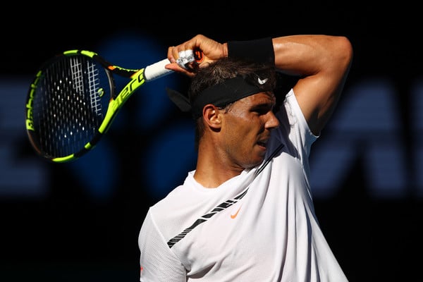 Nadal fought back in the second (Photo by Clive Brunskill/Getty Images)