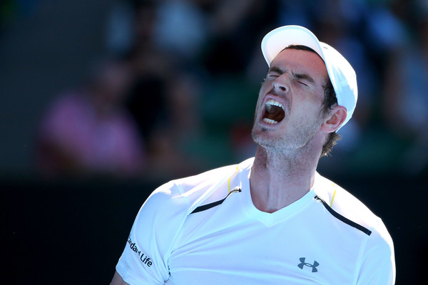 Murray lets out his frustration (Photo by Michael Dodge/Getty Images)