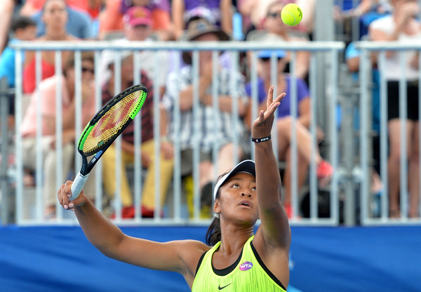 Aiava serving in the match | Photo: Bradley Kanaris/Getty Images AsiaPac