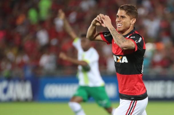 Cuéllar ganhou a vaga de titular e não saiu mais | Foto: Gilvan de Souza/Flamengo