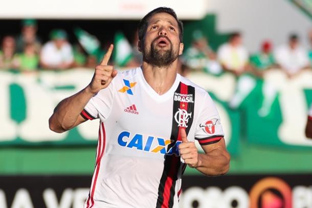 Diego marcou o gol da vitória do Flamengo (Foto: Gilvan de Souza/Flamengo)