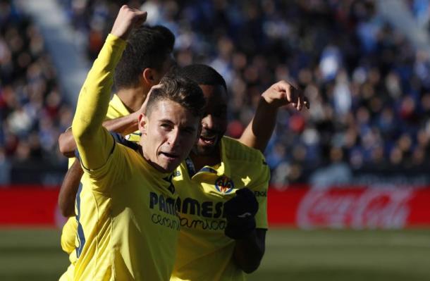 Raba celebrando el gol del pasado domingo | Javier Lizón (EFE)