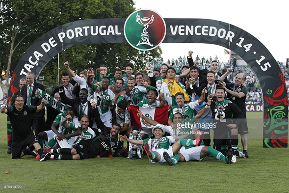 Última vez que ganó la copa el Sporting. Foto: Getty images.