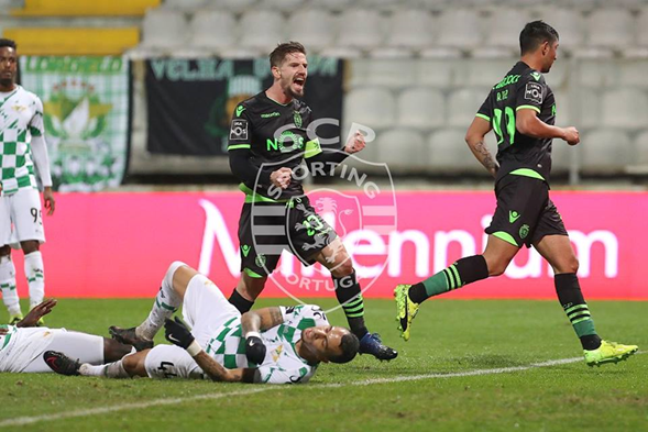 Sporting ganó de visita 2-3 al Moreirense. Foto: Sporting oficial.